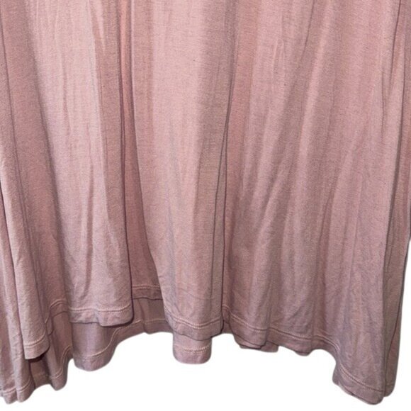 Paper + Tee Pink Sleeveless Lace-Trimmed Top Womens 2X Rayon/Spandex Blend - Picture 8 of 9